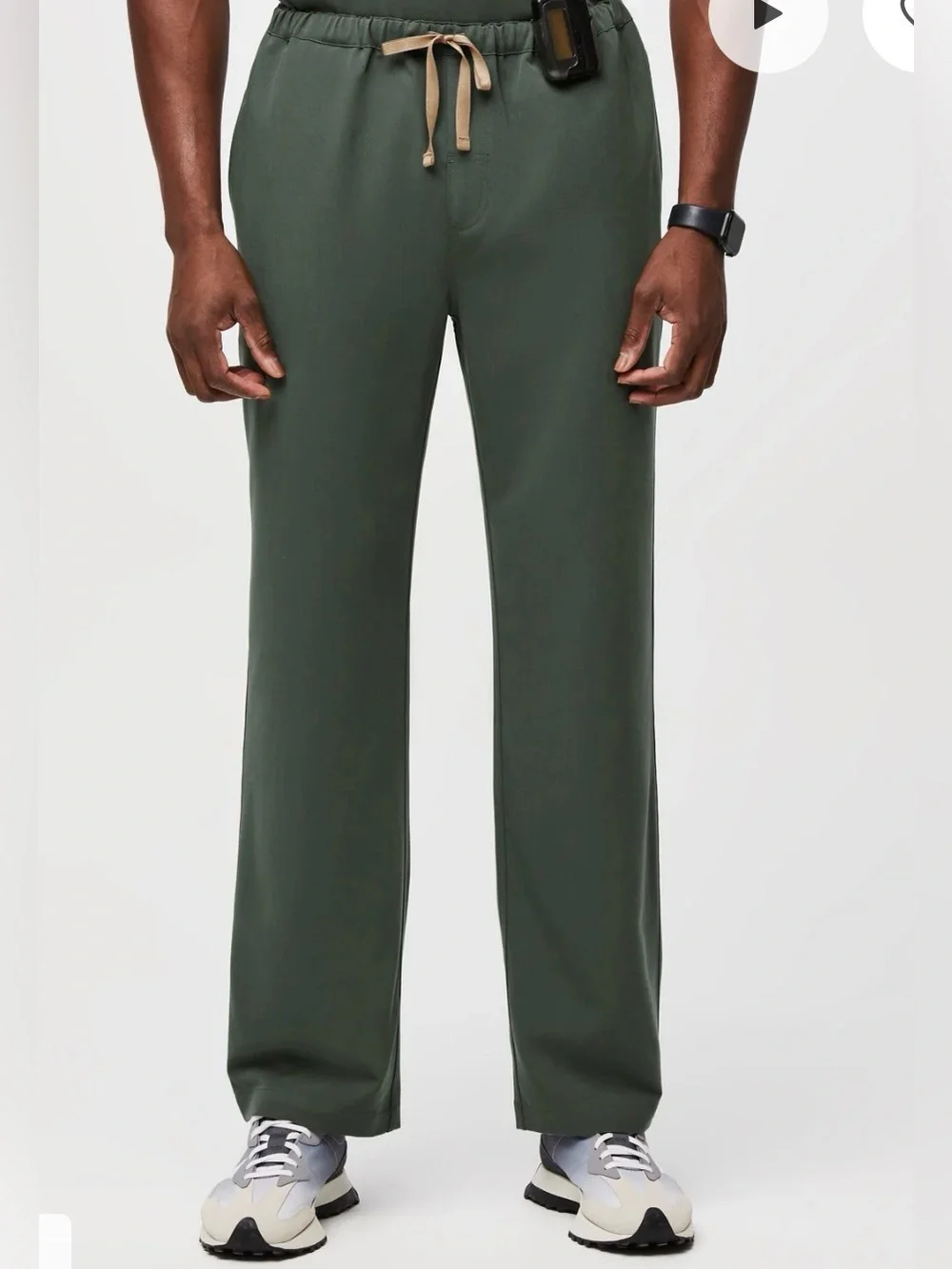 Figs Mens Pisco Straight-Leg Scrub Pant Moss Size XL Short